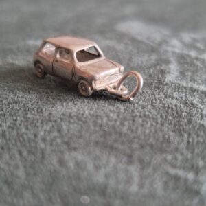Zilveren classic 3D Mini bedel