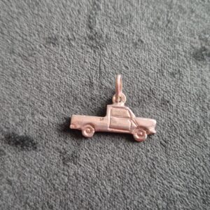 Zilveren classic Pickup bedel plat