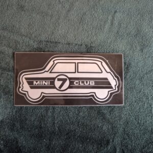 Sticker MSCN logo zwart